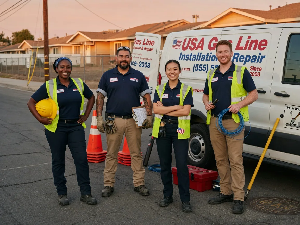 Gas Line Installation company in Casscoe, AR